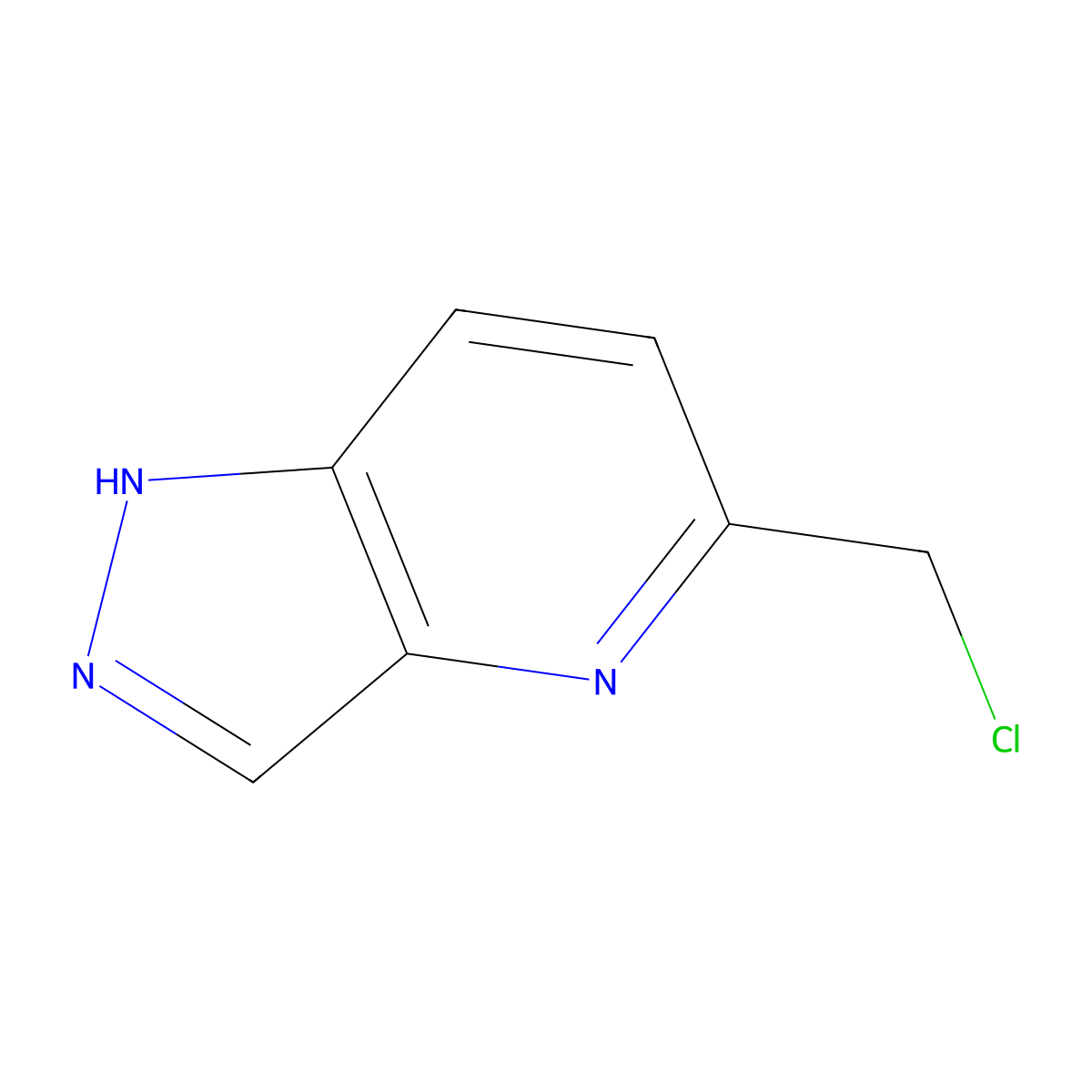 5-(Chloromethyl)-1H-pyrazolo[4,3-b]pyridine molecular structure, CAS 1206980-45-1