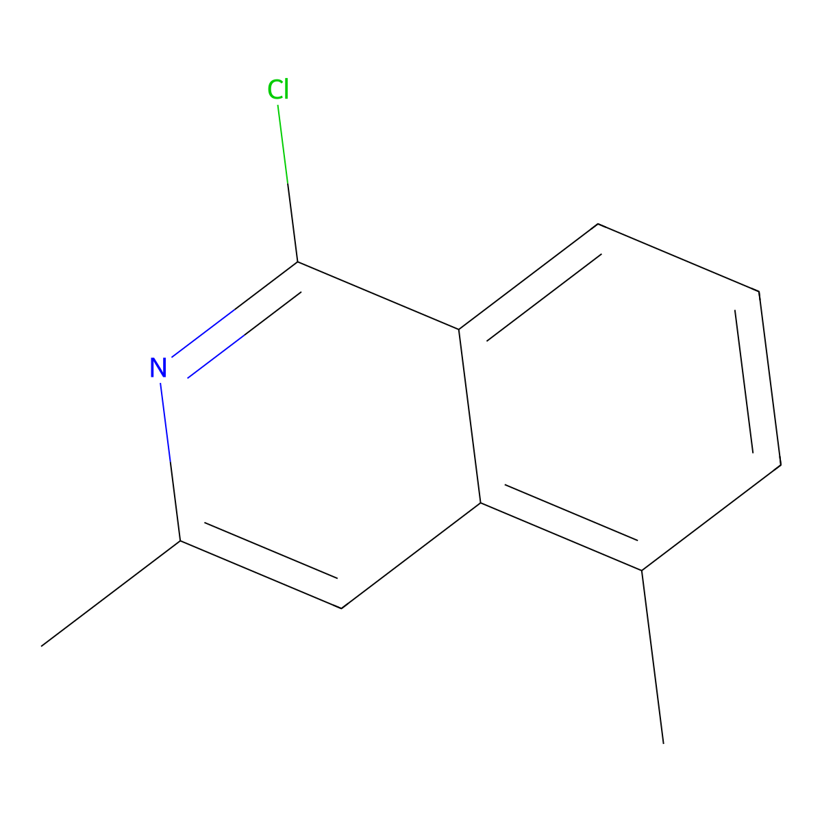 1-Chloro-3,5-dimethylisoquinoline molecular structure, CAS 1206981-53-4