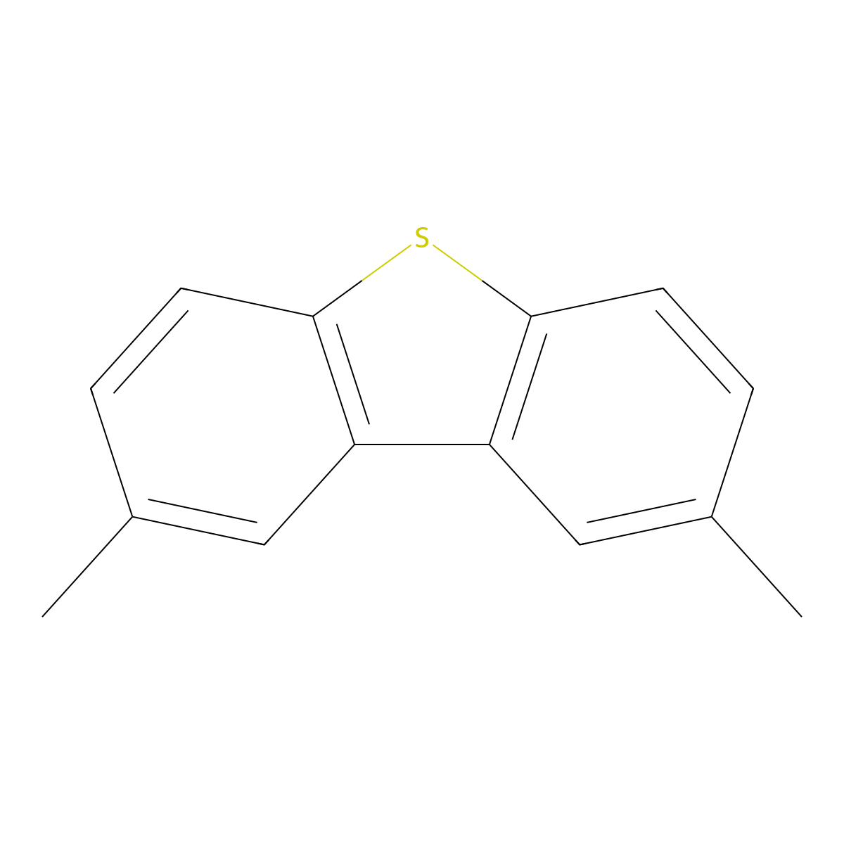 2,8-Dimethyldibenzothiophene molecular structure, CAS 1207-15-4