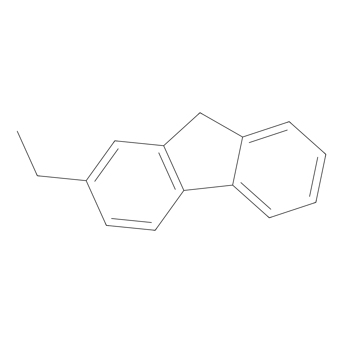 2-Ethyl-9H-fluorene molecular structure, CAS 1207-20-1