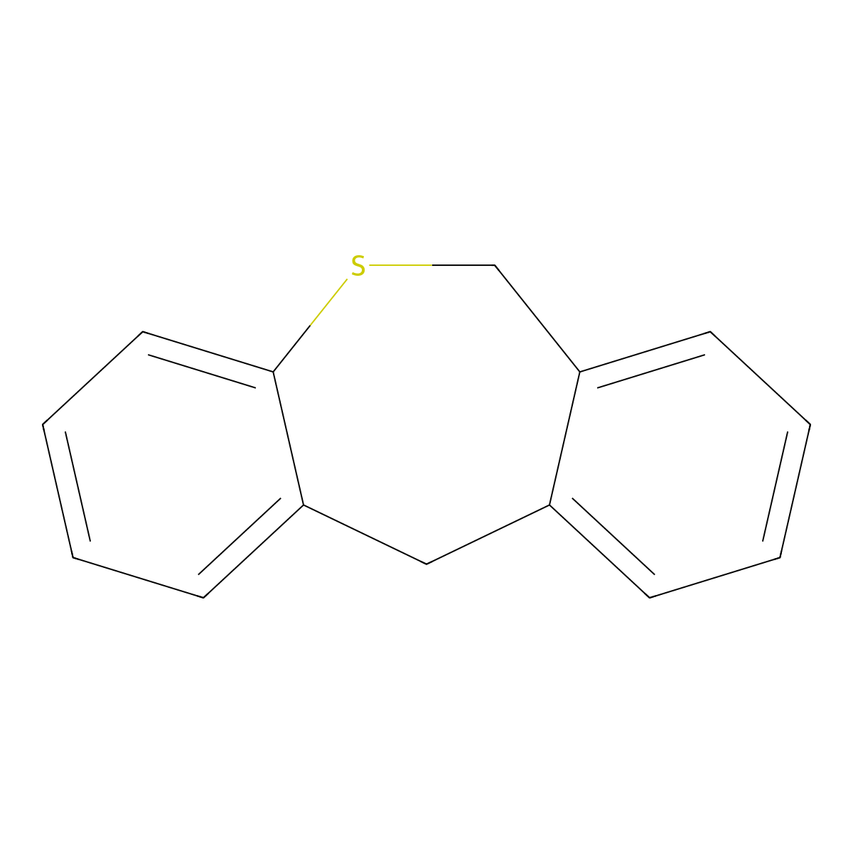 Dibenzo(b,e)thiepin, 6,11-dihydro- molecular structure, CAS 1207-93-8