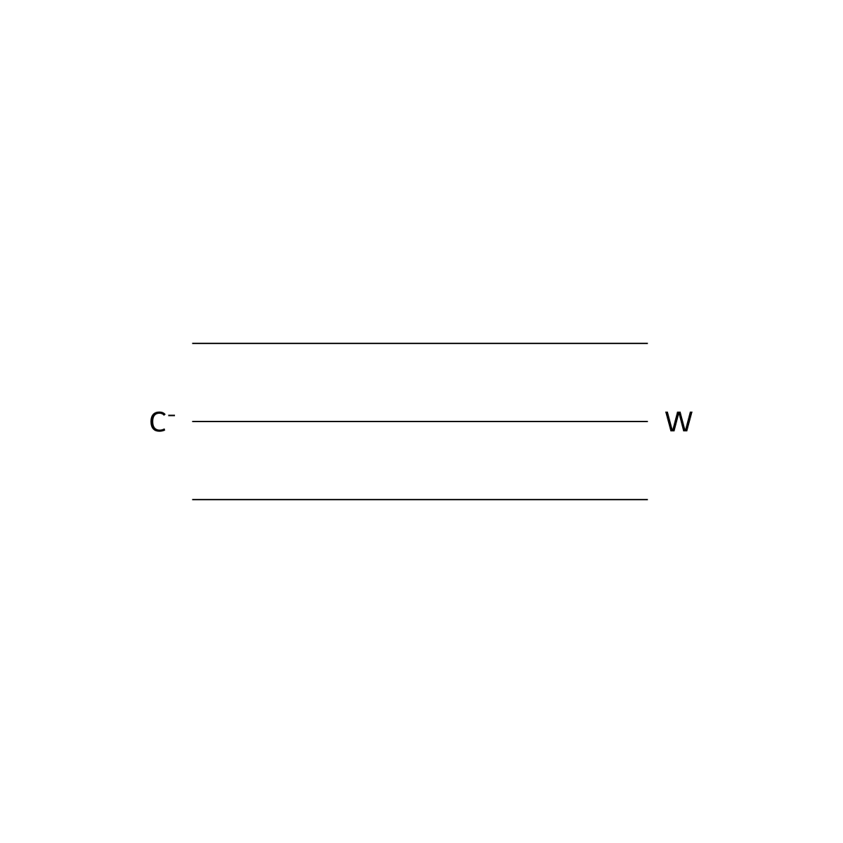 tungsten carbide (WC) molecular structure, CAS 12070-12-1