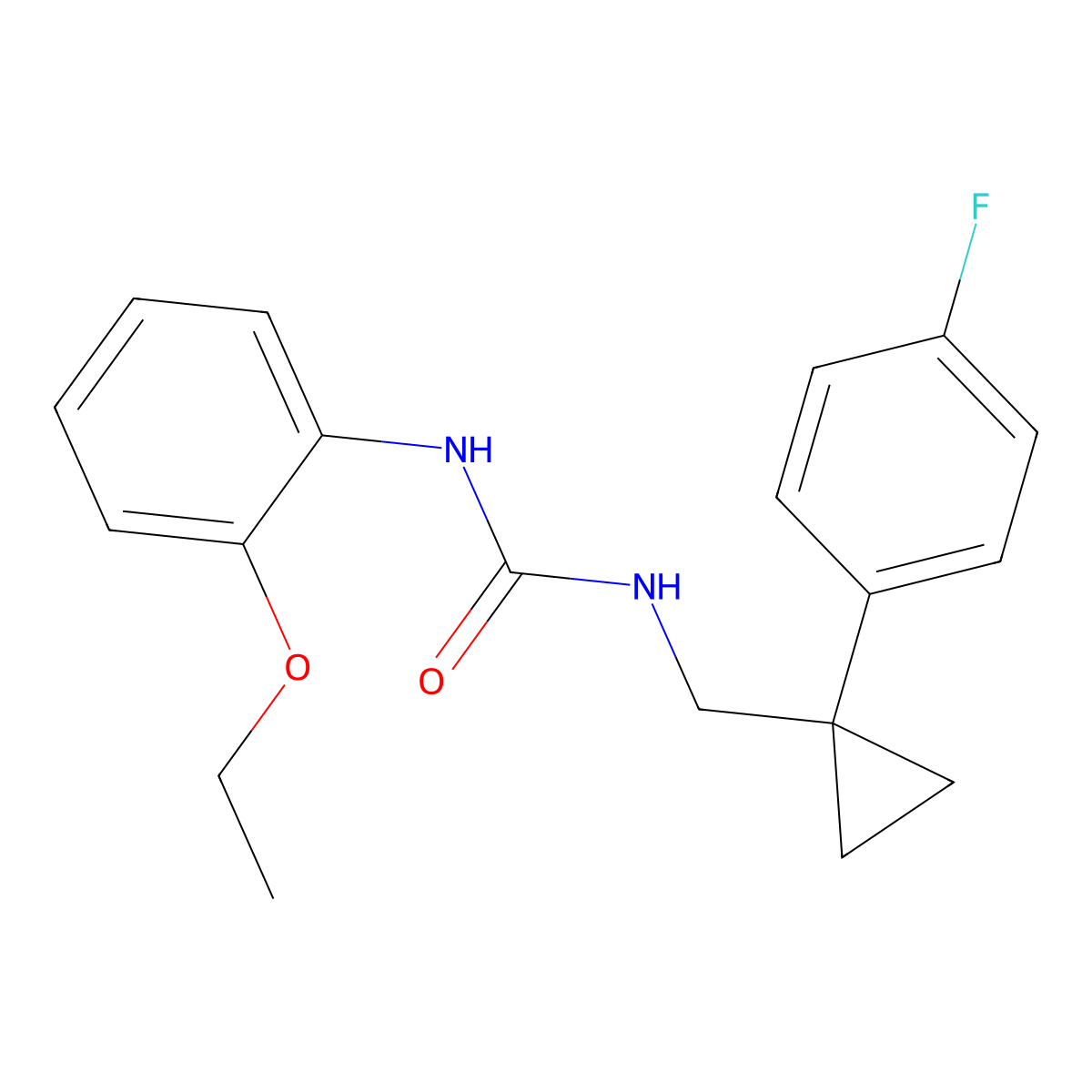 1-(2-Ethoxyphenyl)-3-{[1-(4-fluorophenyl)cyclopropyl]methyl}urea molecular structure, CAS 1207011-40-2