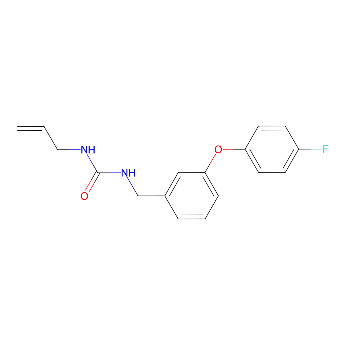 1-Allyl-3-(3-(4-fluorophenoxy)benzyl)urea molecular structure, CAS 1207011-73-1