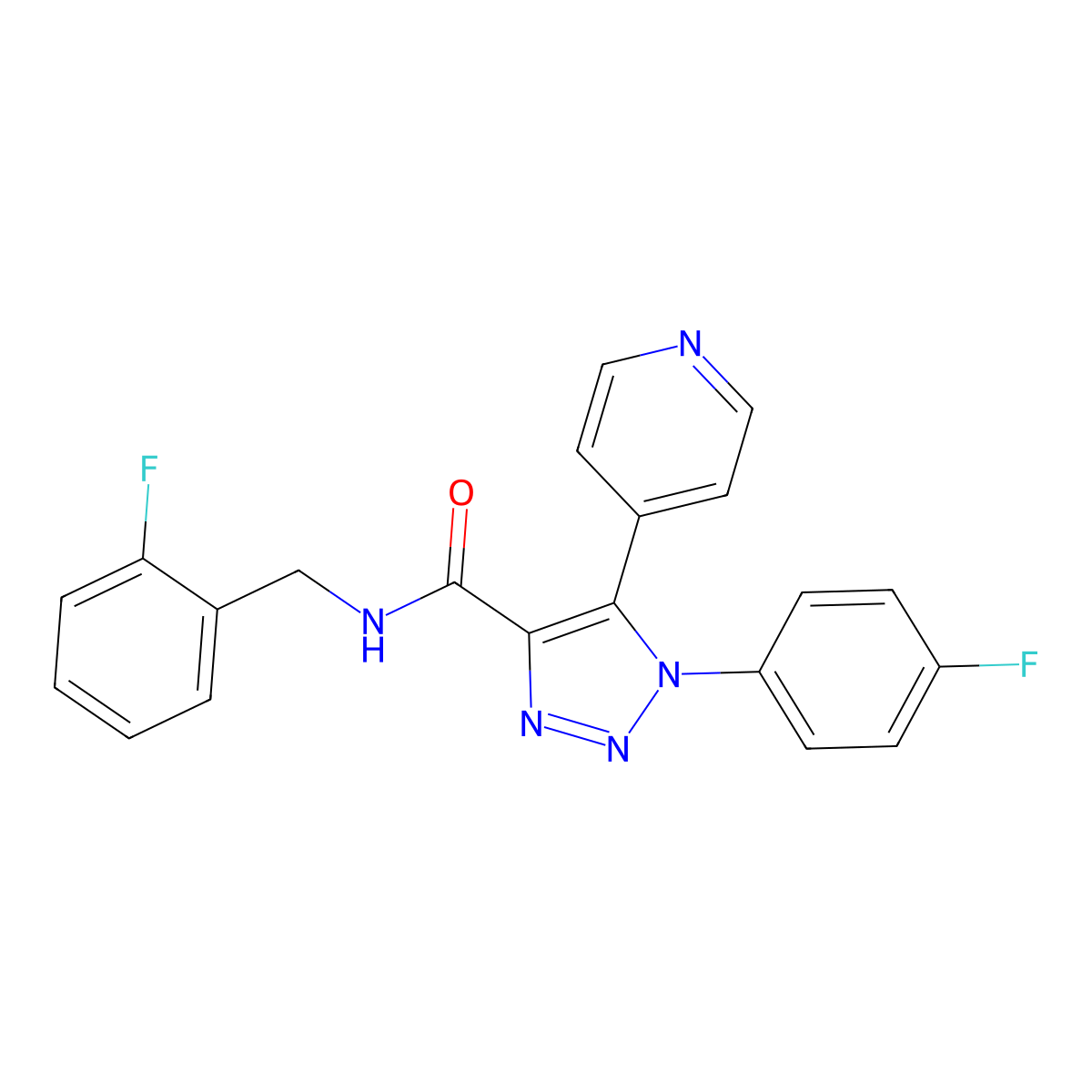 2-chloro-N-(8-fluoro-2-piperidin-1-ylquinolin-6-yl)benzamide molecular structure, CAS 1207013-60-2