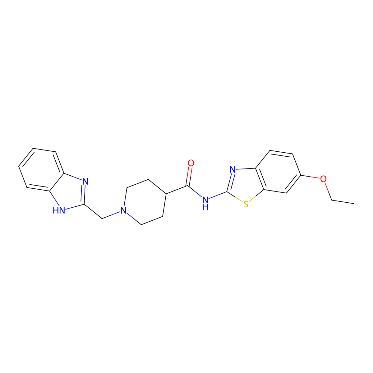 1-((1H-benzo[d]imidazol-2-yl)methyl)-N-(6-ethoxybenzo[d]thiazol-2-yl)piperidine-4-carboxamide molecular structure, CAS 1207016-91-8