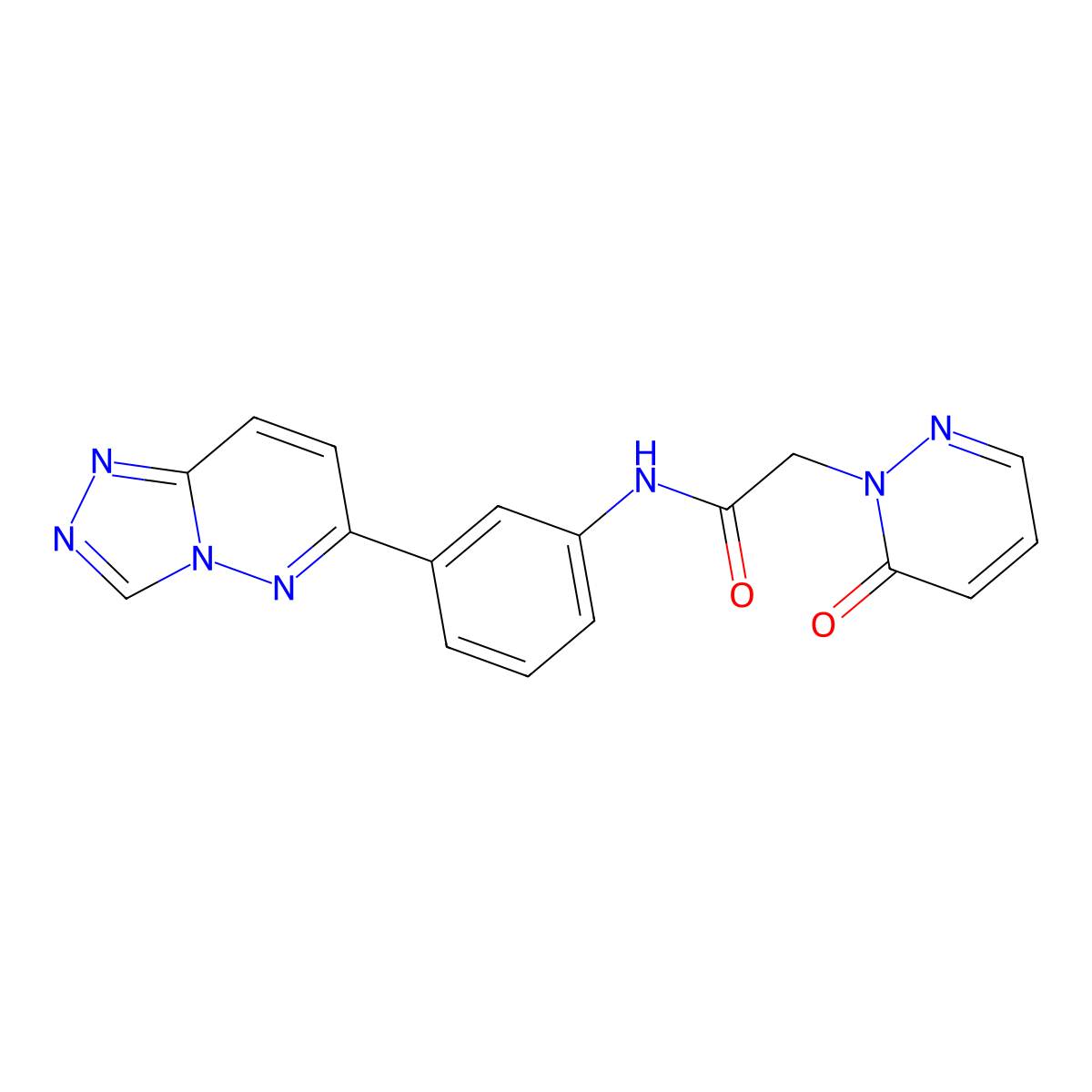 N-(3-([1,2,4]triazolo[4,3-b]pyridazin-6-yl)phenyl)-2-(6-oxopyridazin-1(6H)-yl)acetamide molecular structure, CAS 1207024-04-1