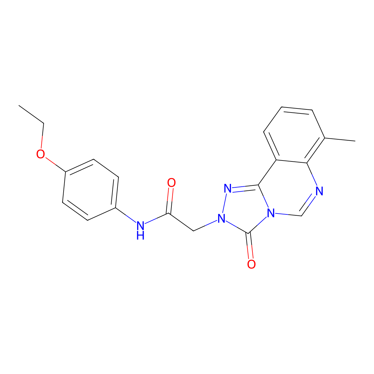 N-(4-ethoxyphenyl)-2-(7-methyl-3-oxo-[1,2,4]triazolo[4,3-c]quinazolin-2(3H)-yl)acetamide molecular structure, CAS 1207039-64-2