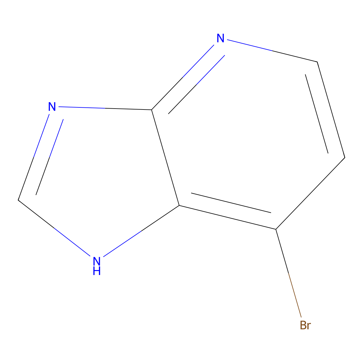 7-Bromo-1H-imidazo(4,5-b)pyridine molecular structure, CAS 1207174-85-3