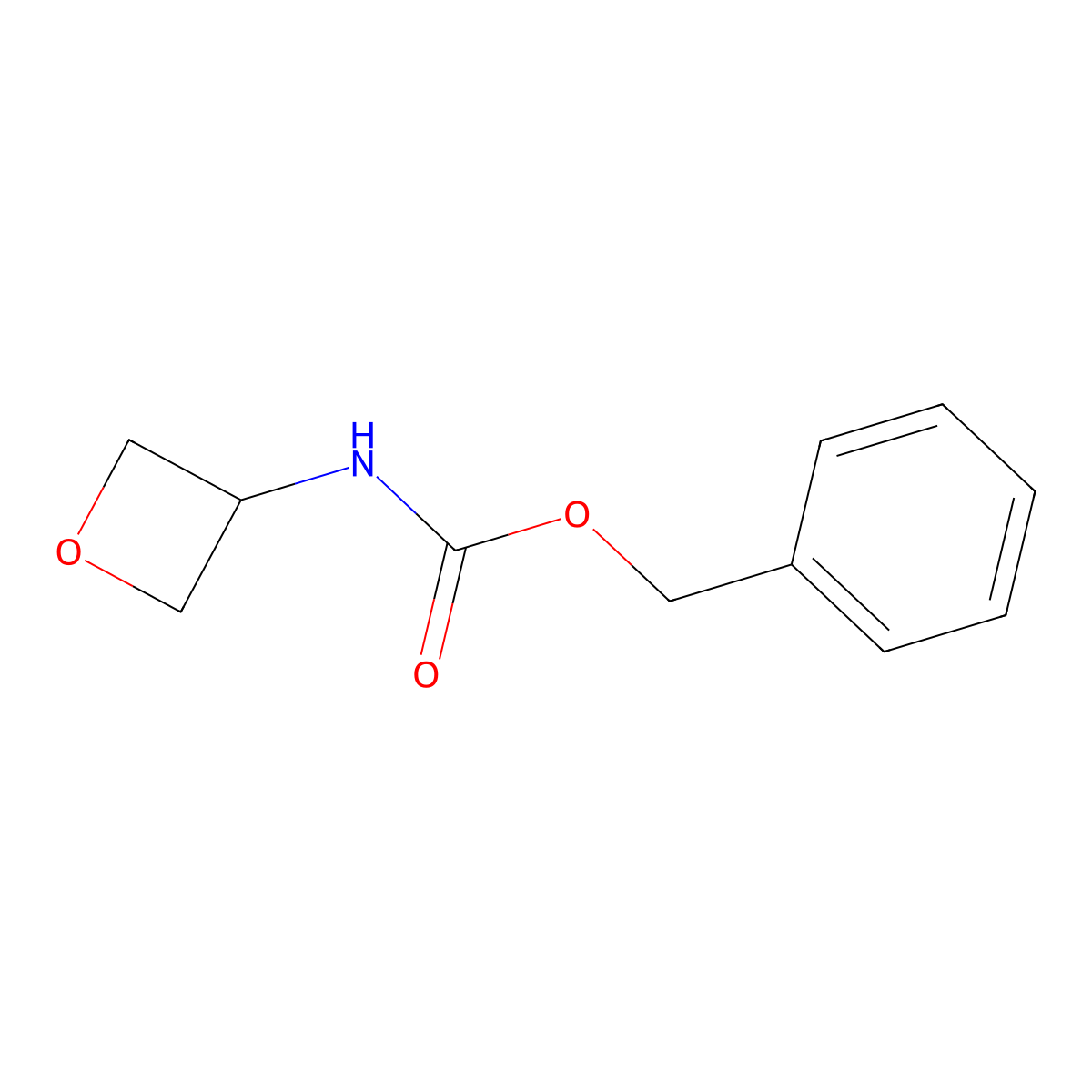 Benzyl oxetan-3-ylcarbamate molecular structure, CAS 1207175-40-3