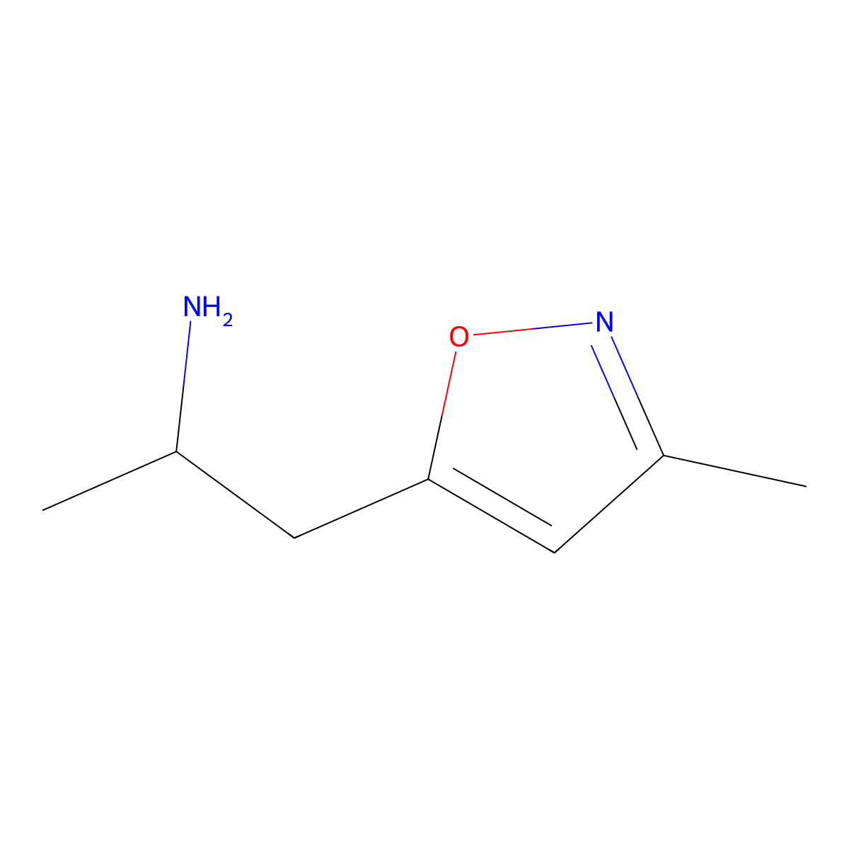 1-(3-Methylisoxazol-5-yl)propan-2-amine molecular structure, CAS 1207176-27-9