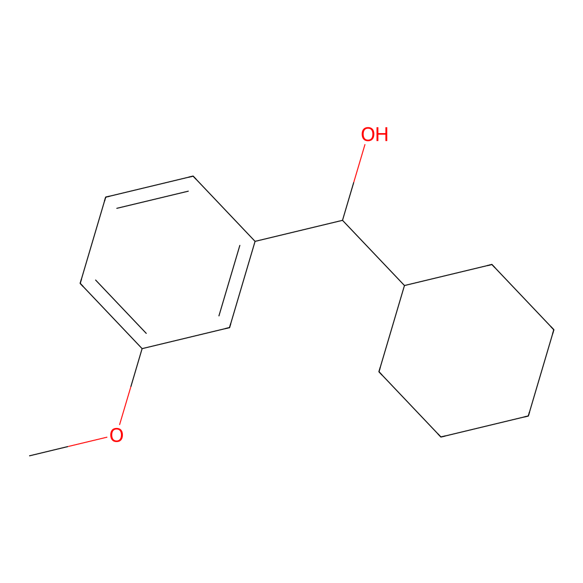 alpha-Cyclohexyl-3-methoxybenZenemethanol molecular structure, CAS 1207204-45-2
