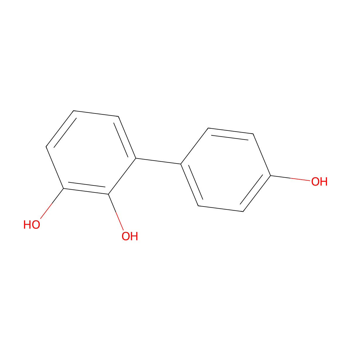 (1,1'-Biphenyl)-2,3,4'-triol molecular structure, CAS 120728-35-0