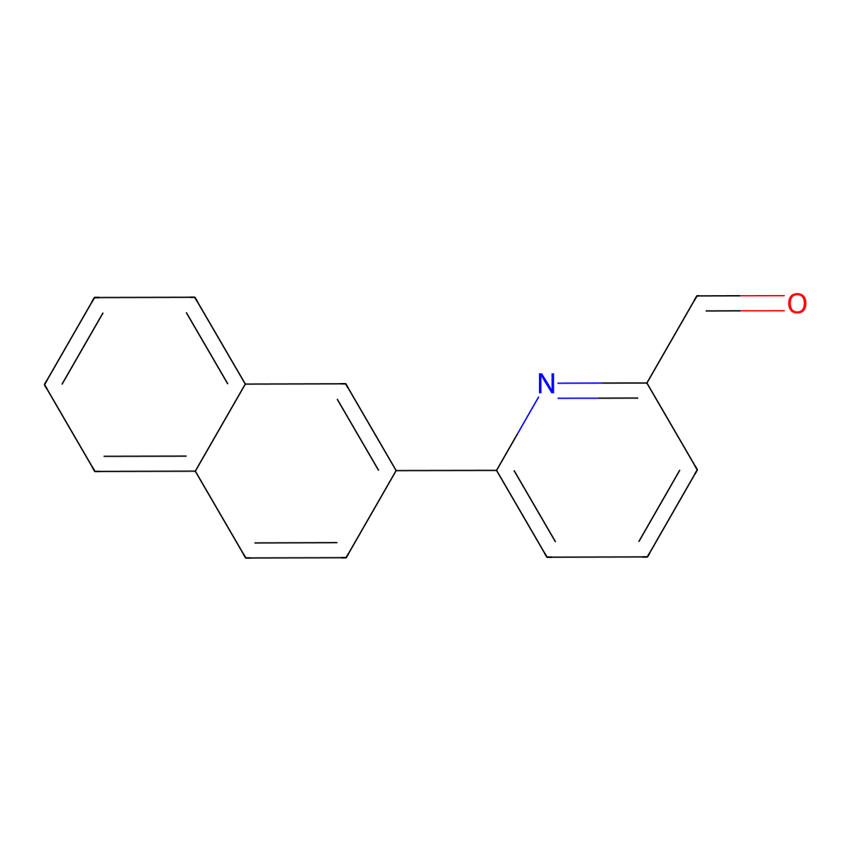 6-(Naphthalen-2-yl)picolinaldehyde molecular structure, CAS 1207290-31-0
