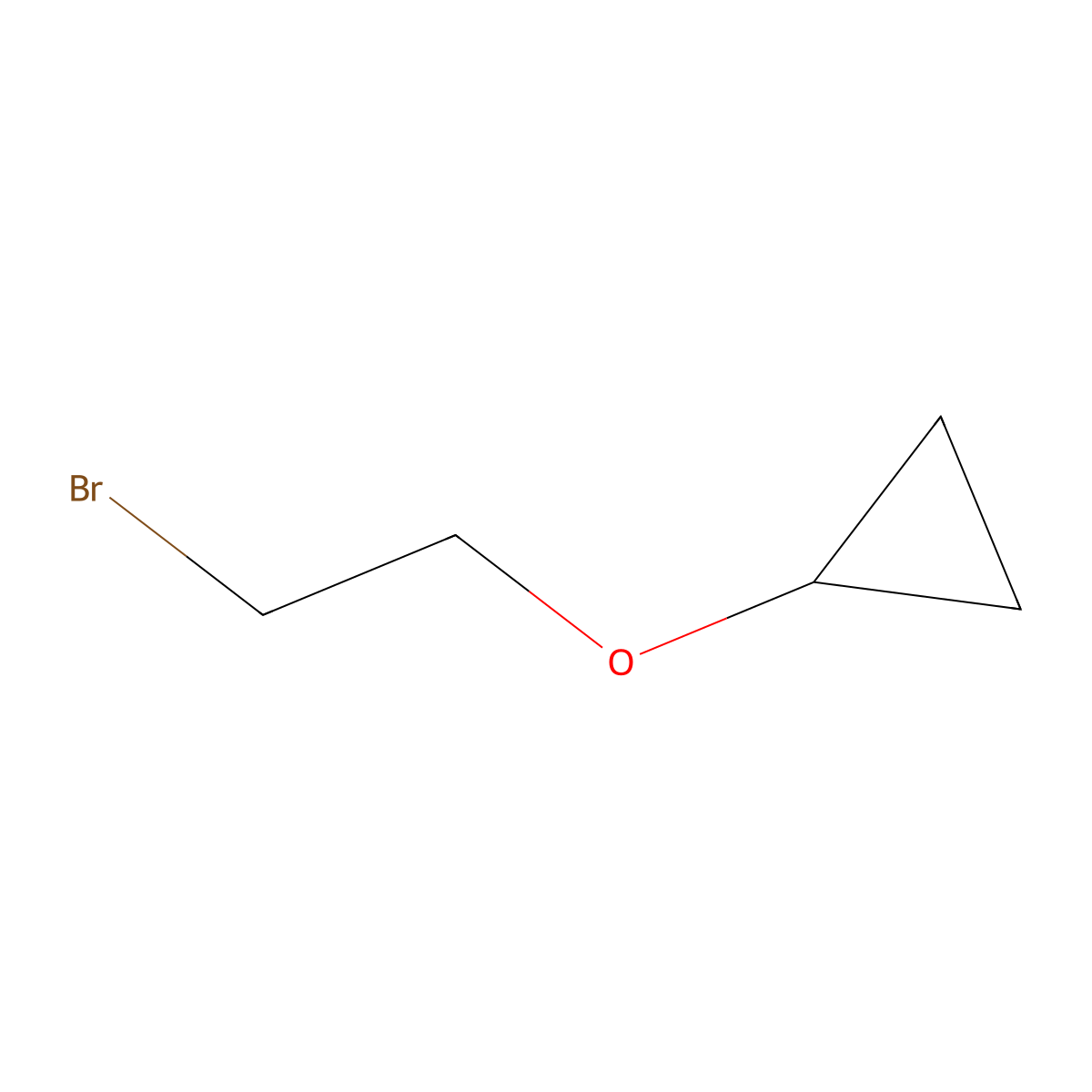 (2-Bromoethoxy)cyclopropane molecular structure, CAS 1207294-80-1