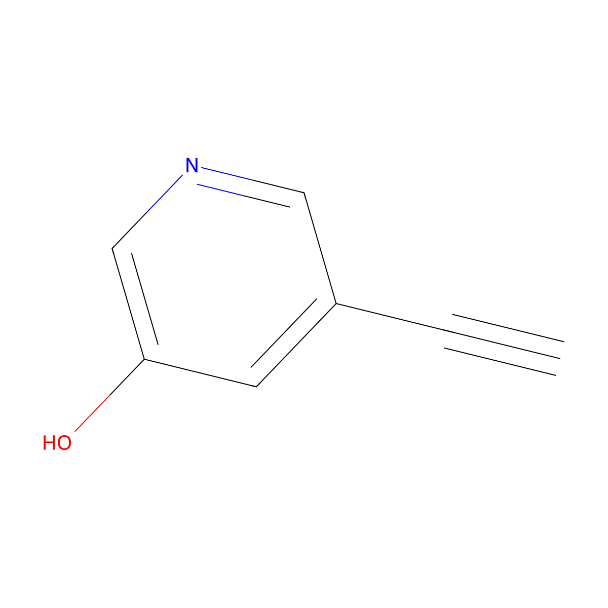 5-Ethynylpyridin-3-ol molecular structure, CAS 1207351-13-0