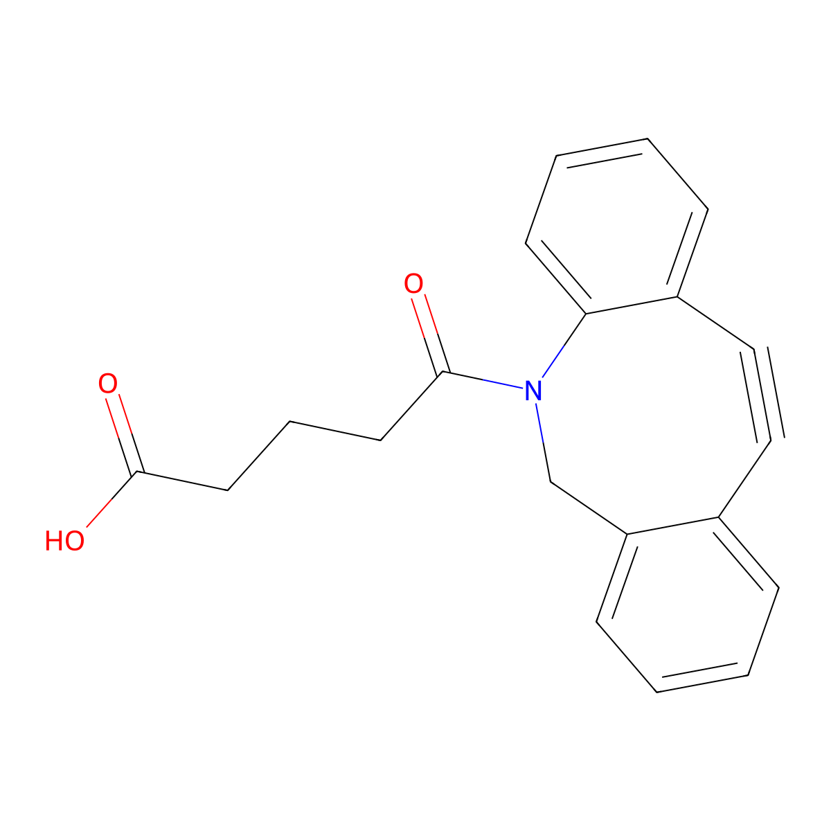DBCO-C3-Acid molecular structure, CAS 1207355-31-4
