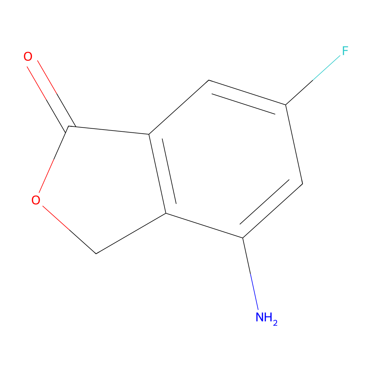 4-Amino-6-fluoroisobenzofuran-1(3H)-one molecular structure, CAS 1207453-91-5