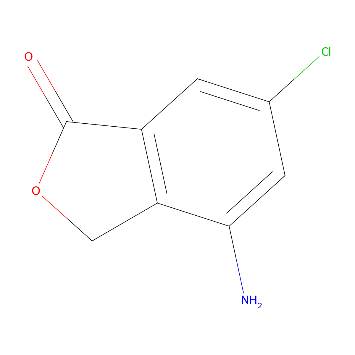 4-Amino-6-chloroisobenzofuran-1(3H)-one molecular structure, CAS 1207455-27-3