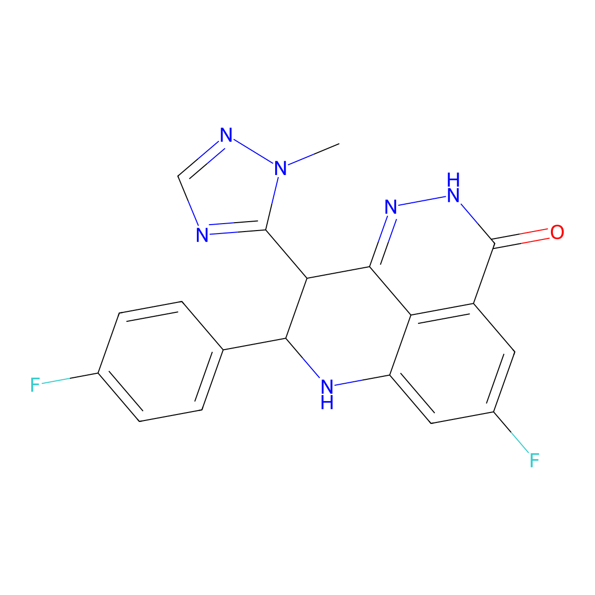 Bmn-673 8R,9S molecular structure, CAS 1207456-00-5