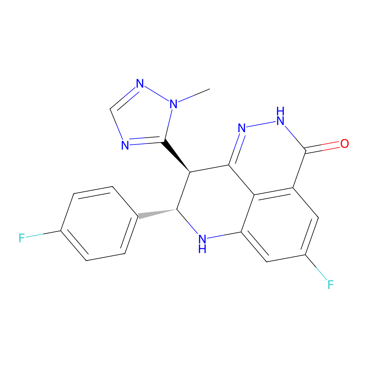 Talazoparib molecular structure, CAS 1207456-01-6
