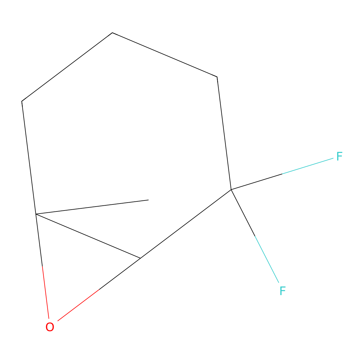 5,5-Difluoro-1-methyl-7-oxabicyclo[4.1.0]heptane molecular structure, CAS 1207557-25-2