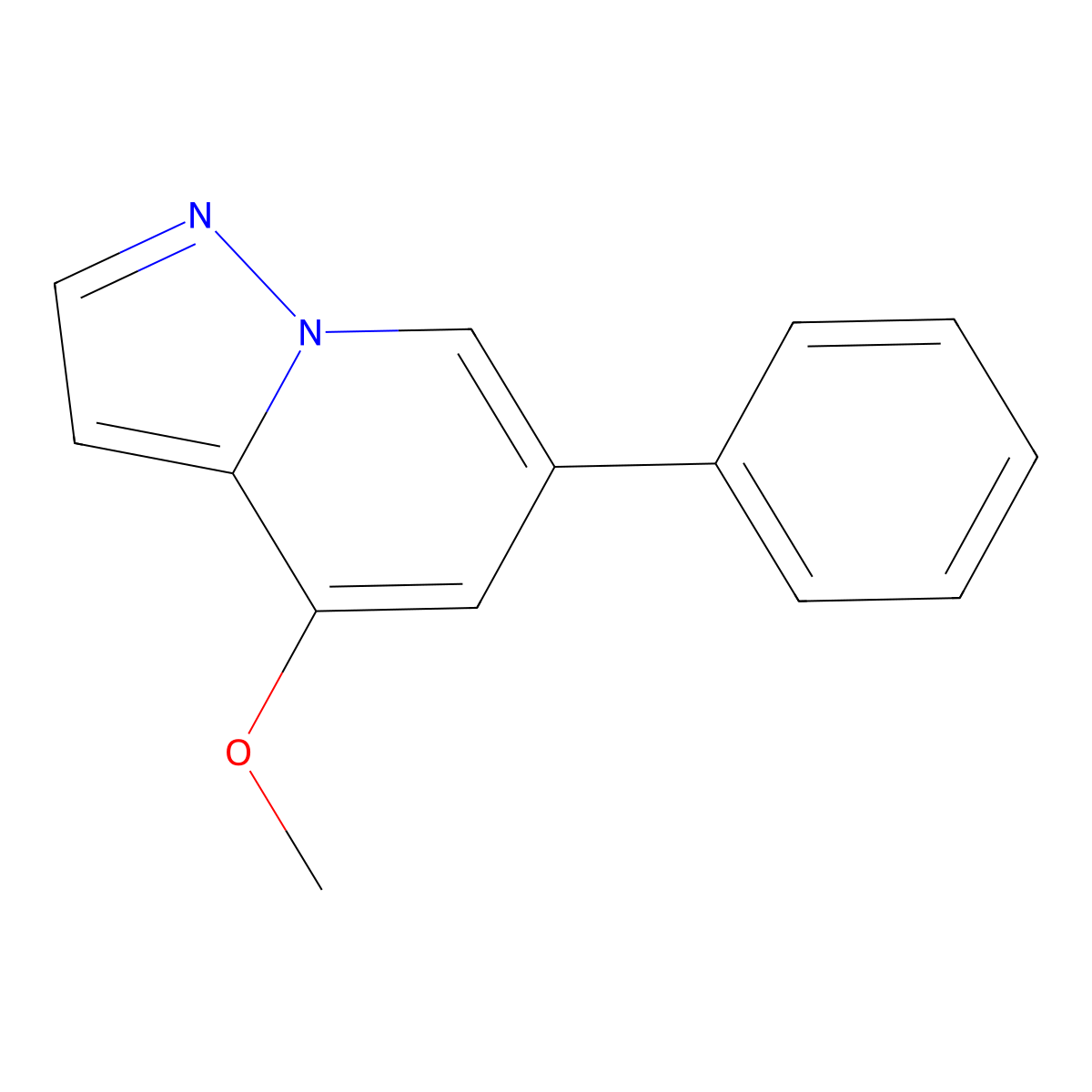4-Methoxy-6-phenylpyrazolo[1,5-a]pyridine molecular structure, CAS 1207557-37-6
