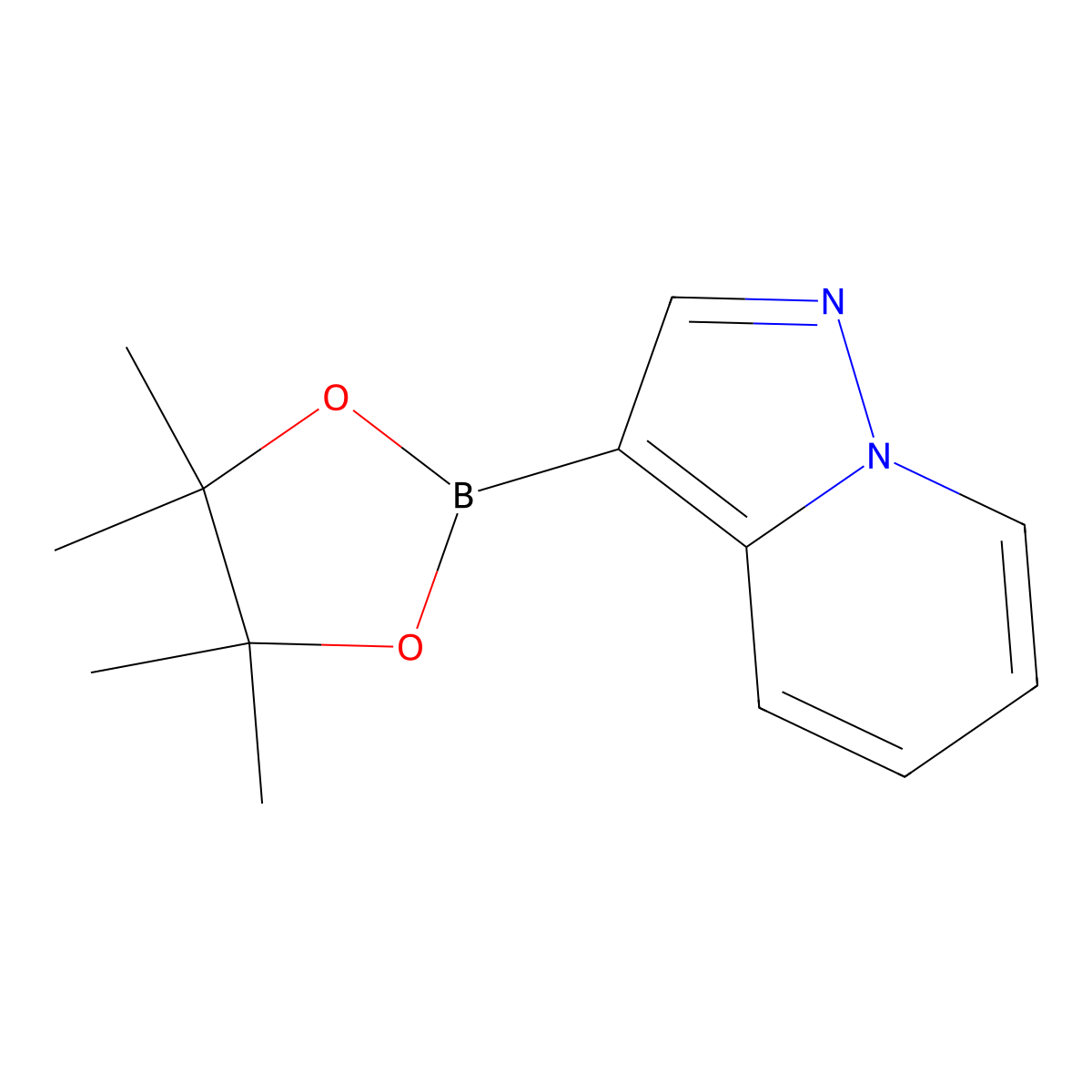 3-(4,4,5,5-Tetramethyl-1,3,2-dioxaborolan-2-yl)pyrazolo[1,5-a]pyridine molecular structure, CAS 1207557-48-9