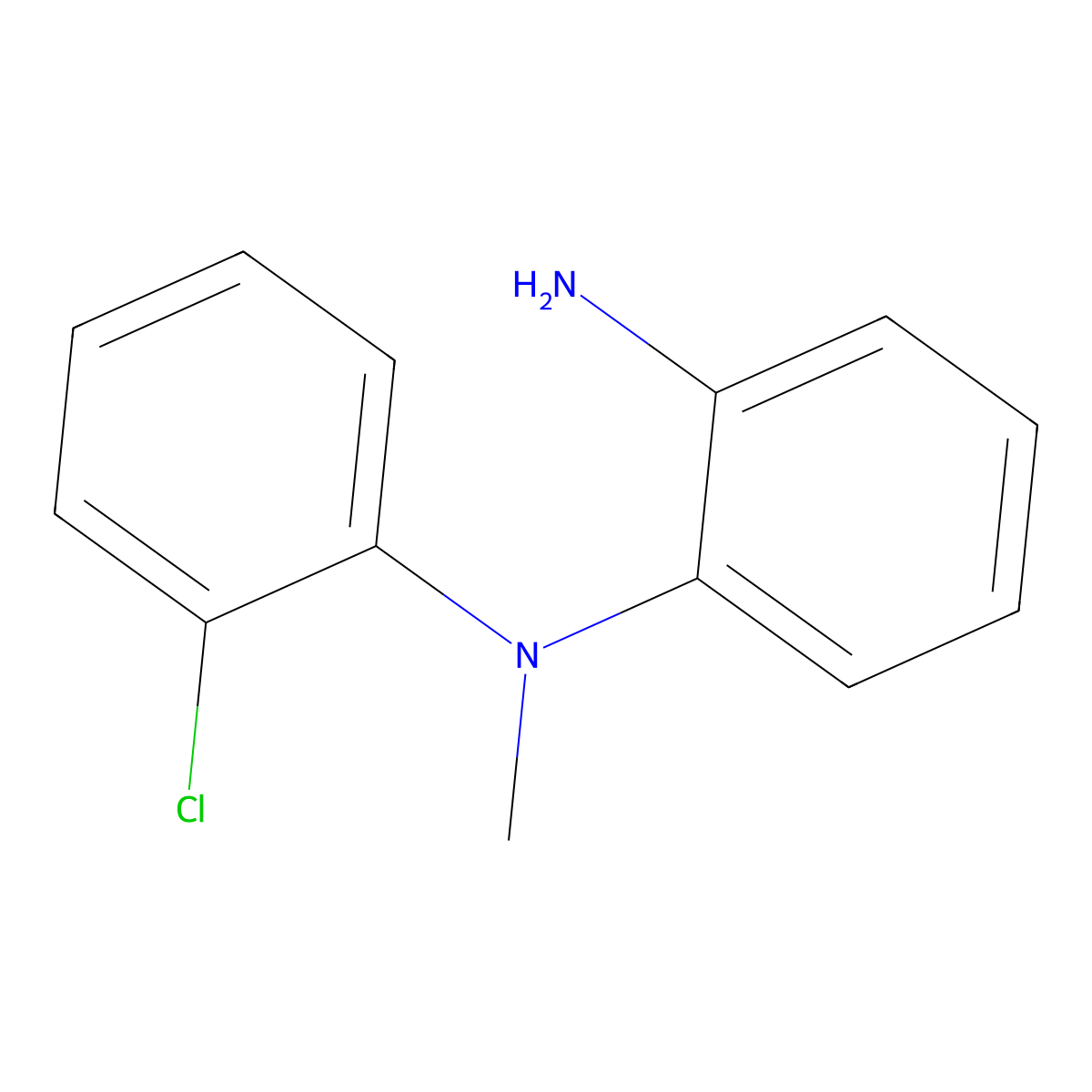 N1-(2-Chlorophenyl)-N1-methylbenzene-1,2-diamine molecular structure, CAS 1207629-88-6