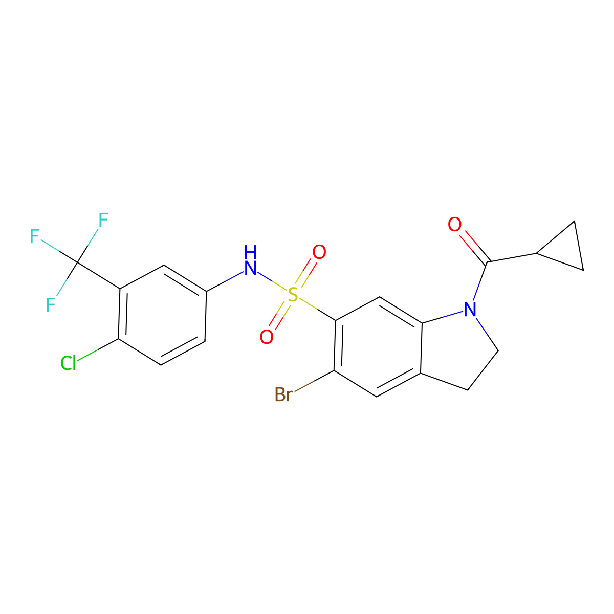 Indophagolin molecular structure, CAS 1207660-00-1