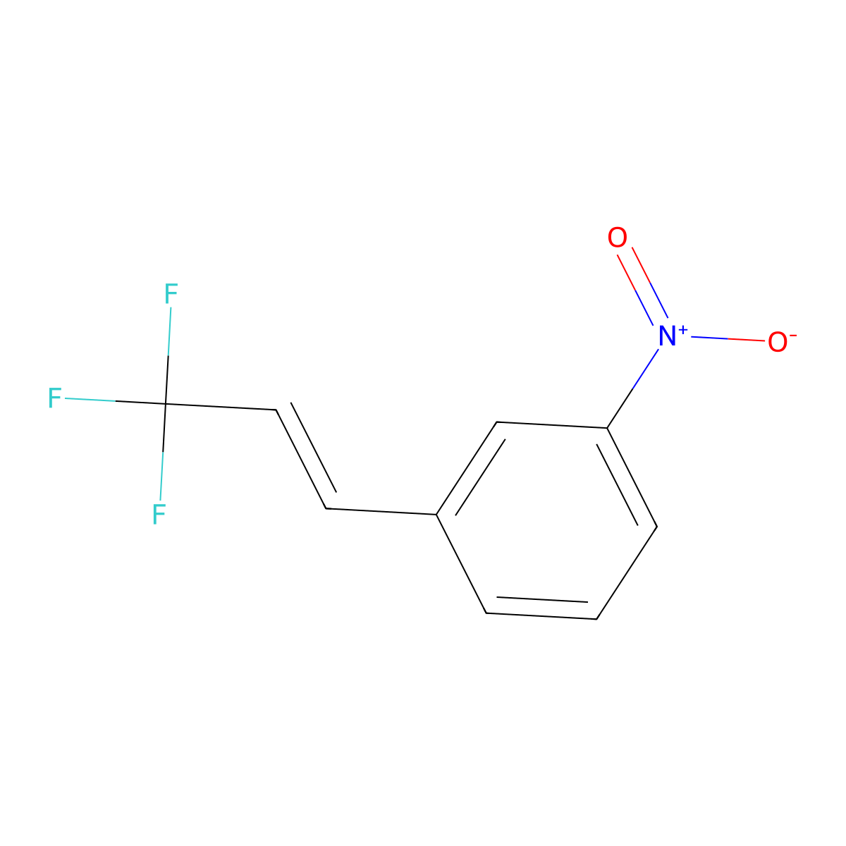 1-nitro-3-[(1E)-3,3,3-trifluoroprop-1-en-1-yl]benzene molecular structure, CAS 1207682-10-7