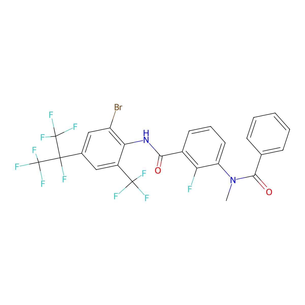 Broflanilide molecular structure, CAS 1207727-04-5