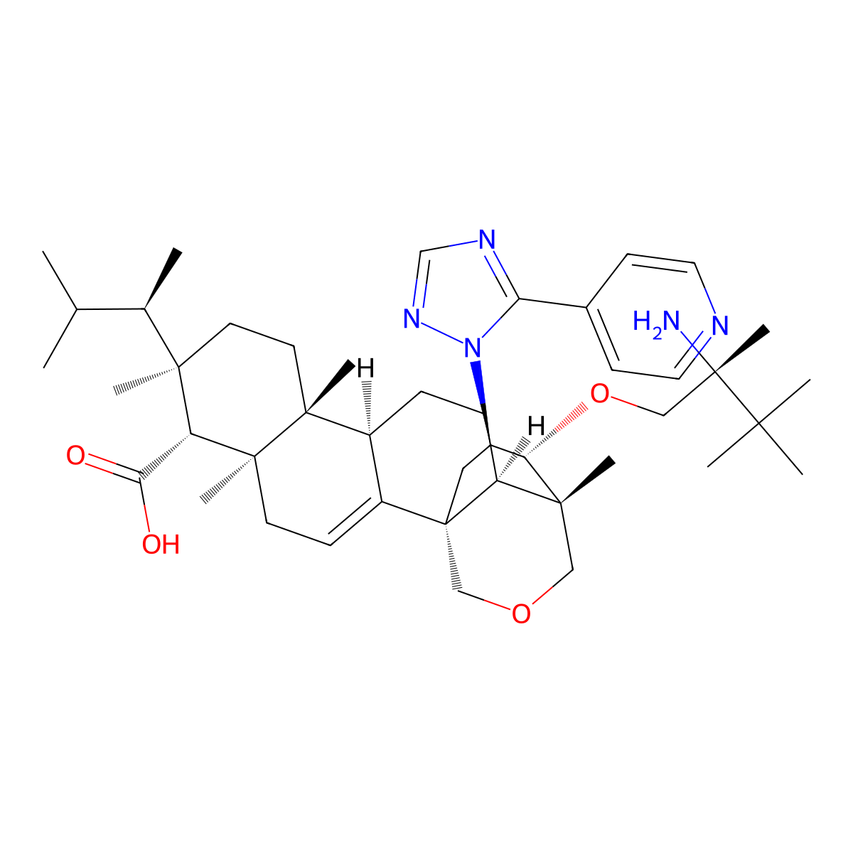 Ibrexafungerp molecular structure, CAS 1207753-03-4