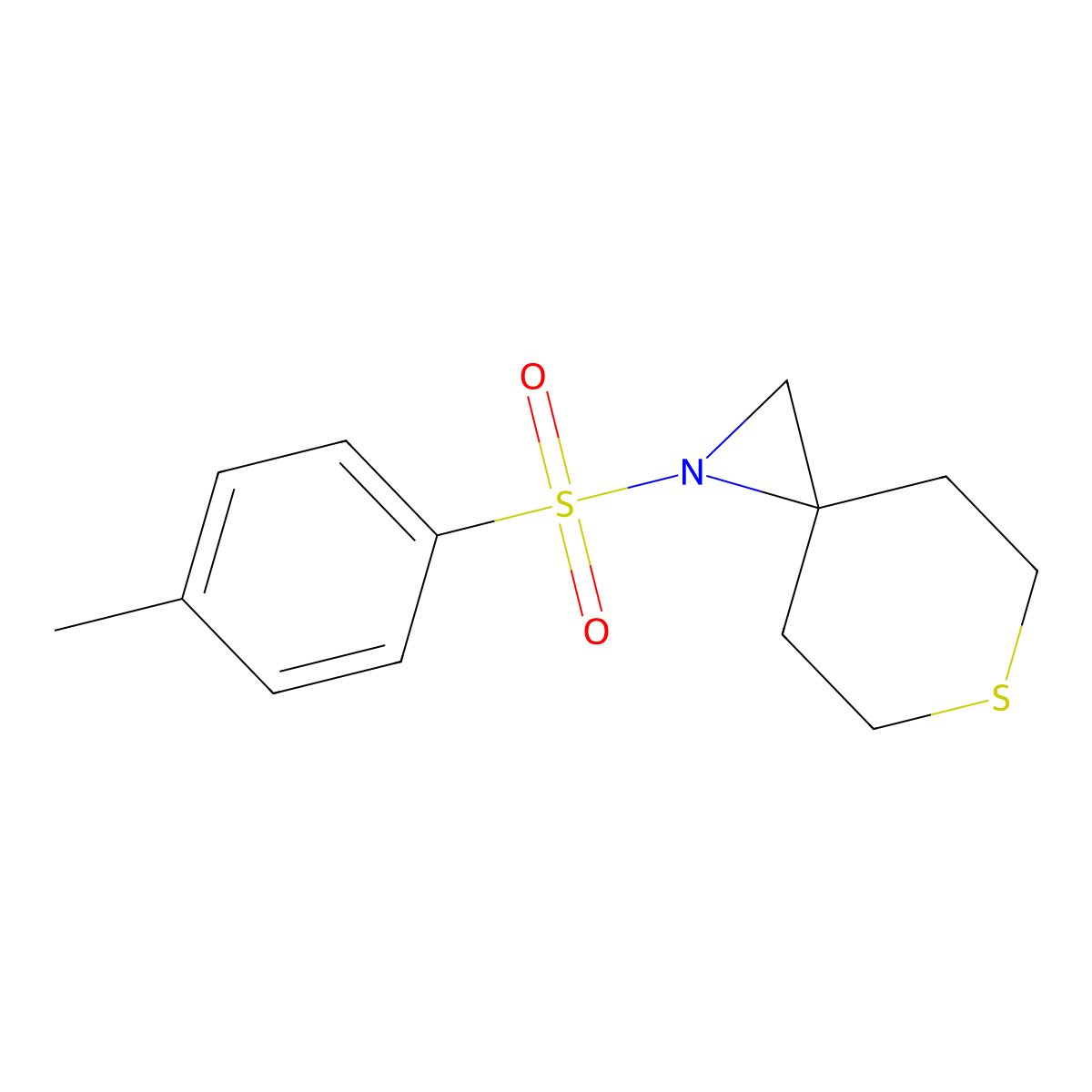 2-(P-Tolylsulfonyl)-6-thia-2-azaspiro[2.5]octane molecular structure, CAS 1207754-86-6