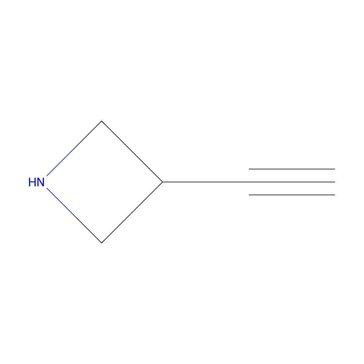 3-Ethynylazetidine molecular structure, CAS 1207840-08-1