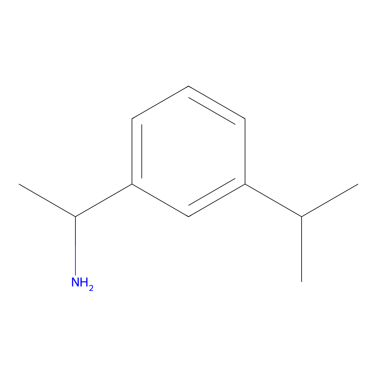 1-[3-(Propan-2-yl)phenyl]ethan-1-amine molecular structure, CAS 1207846-38-5