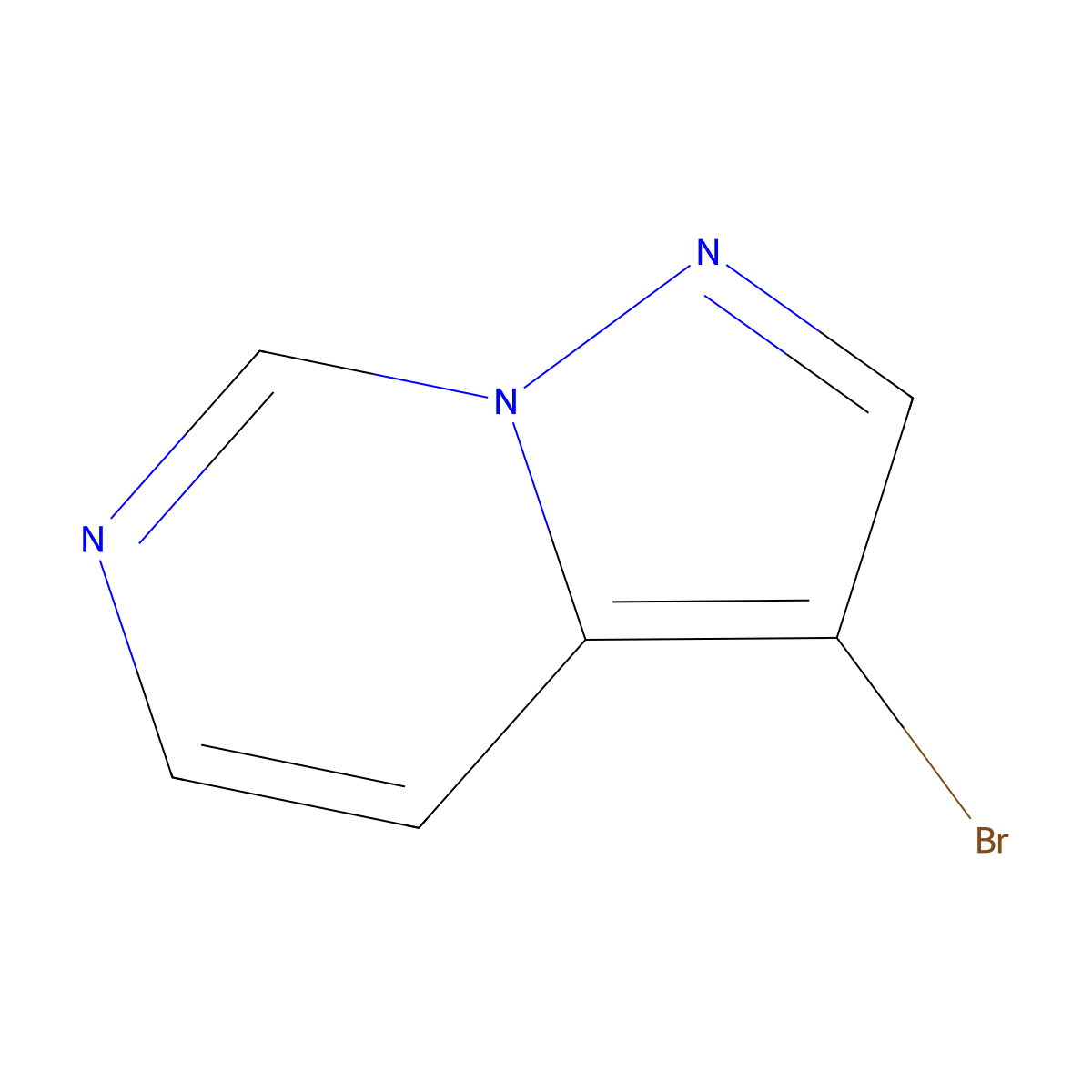 3-Bromopyrazolo[1,5-c]pyrimidine molecular structure, CAS 1207853-39-1