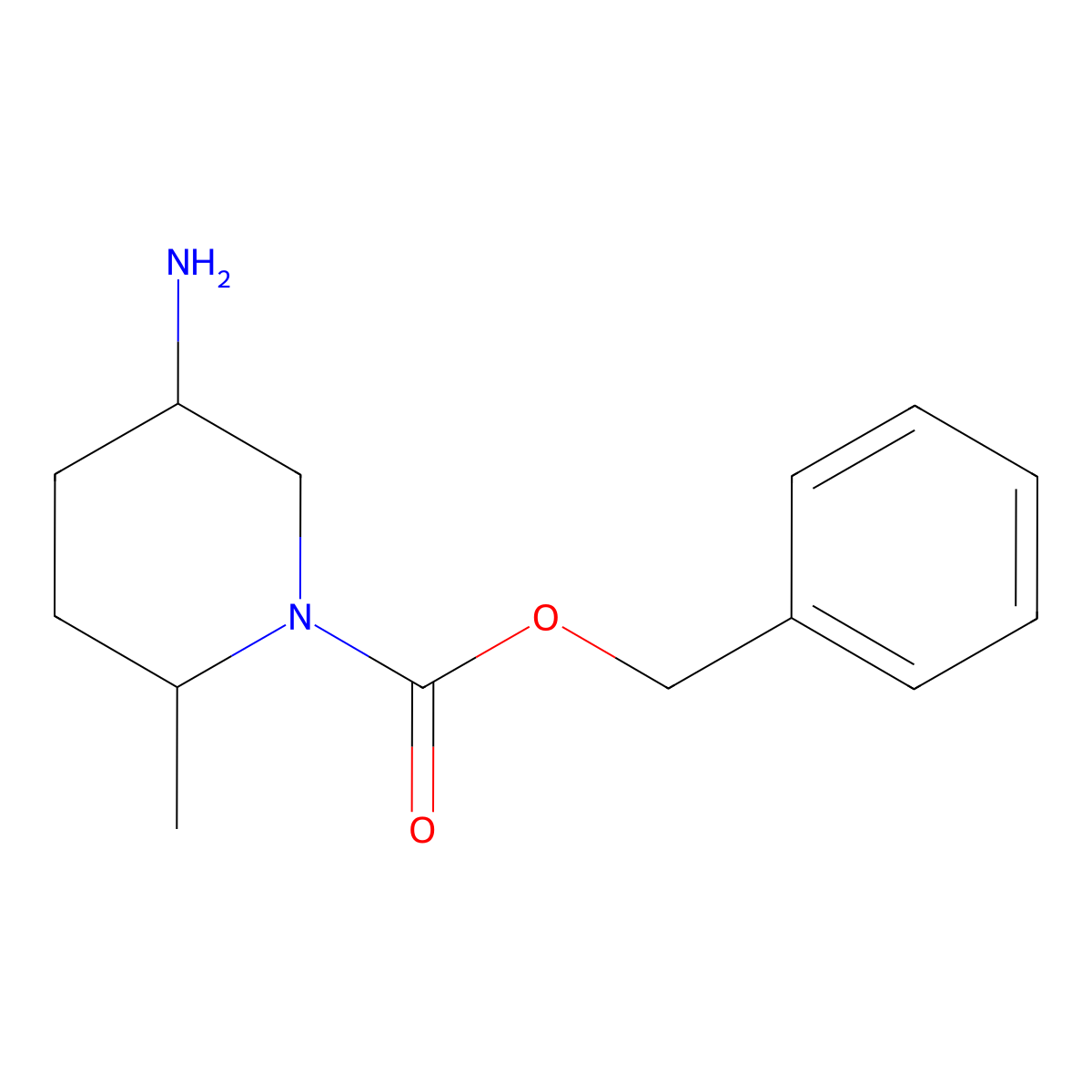 (2R,5R)-Benzyl 5-amino-2-methylpiperidine-1-carboxylate molecular structure, CAS 1207853-72-2