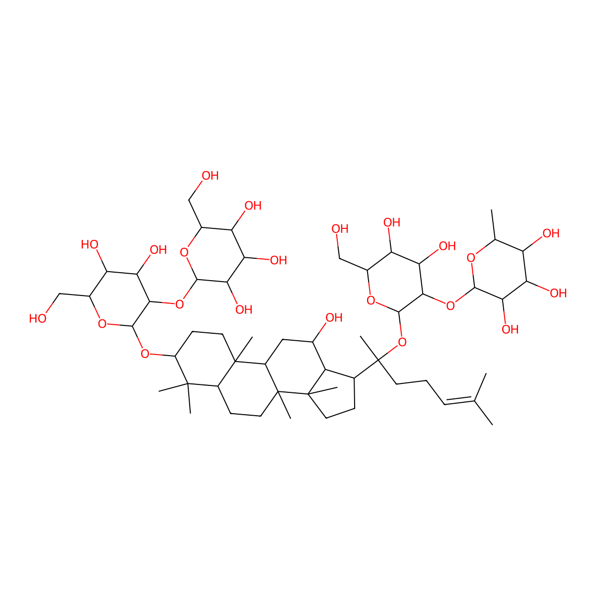 Gynosaponin V molecular structure, CAS 1207861-73-1