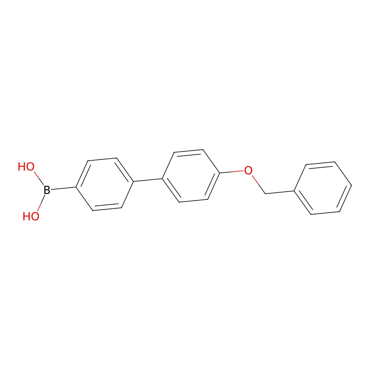 4-(4-Benzyloxyphenyl)benzeneboronic acid molecular structure, CAS 1207894-62-9