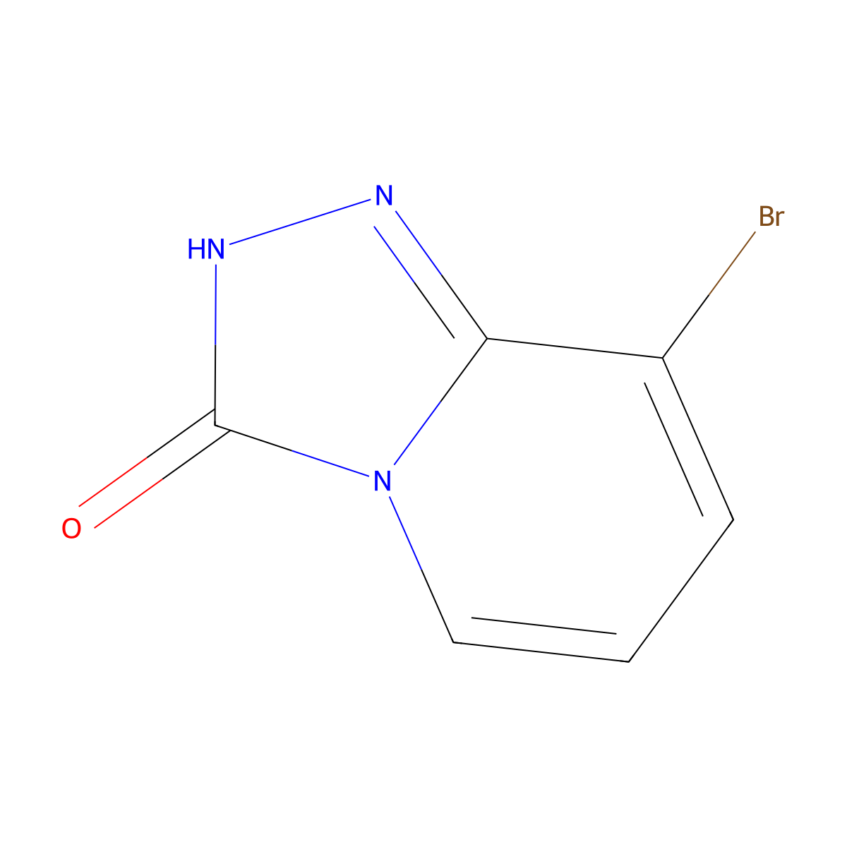 8-bromo-[1,2,4]triazolo[4,3-a]pyridin-3(2H)-one molecular structure, CAS 1207970-25-9