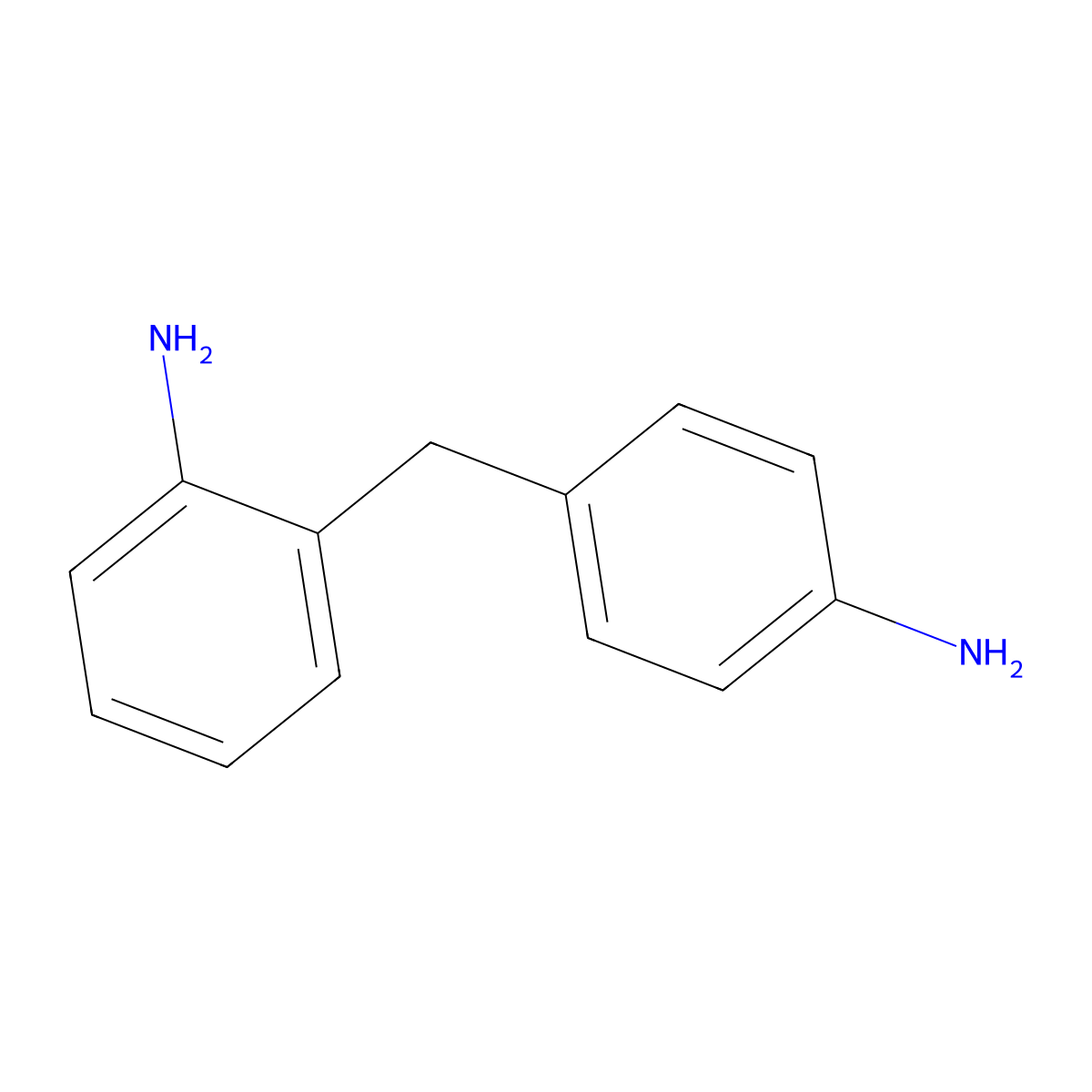2-(4-Aminobenzyl)aniline molecular structure, CAS 1208-52-2