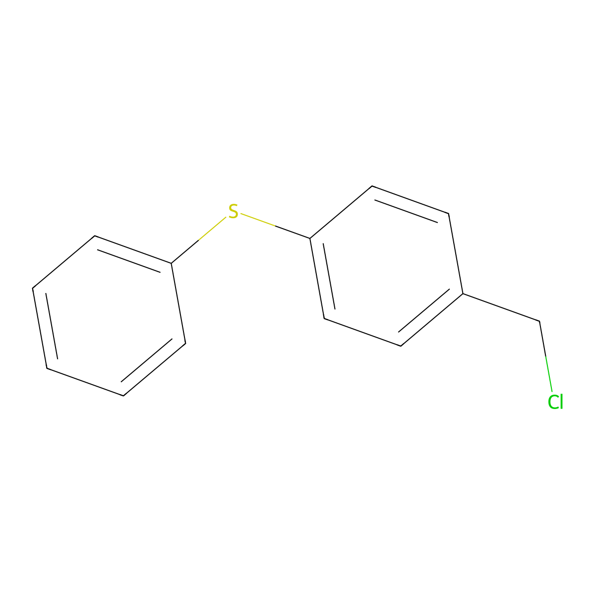 1-(Chloromethyl)-4-(phenylthio)benzene molecular structure, CAS 1208-87-3
