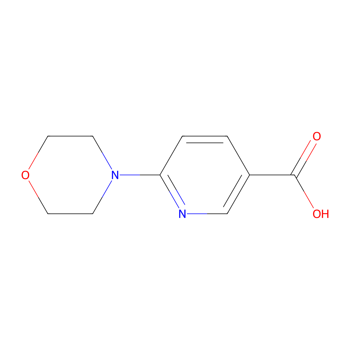 6-Morpholinonicotinic Acid molecular structure, CAS 120800-52-4