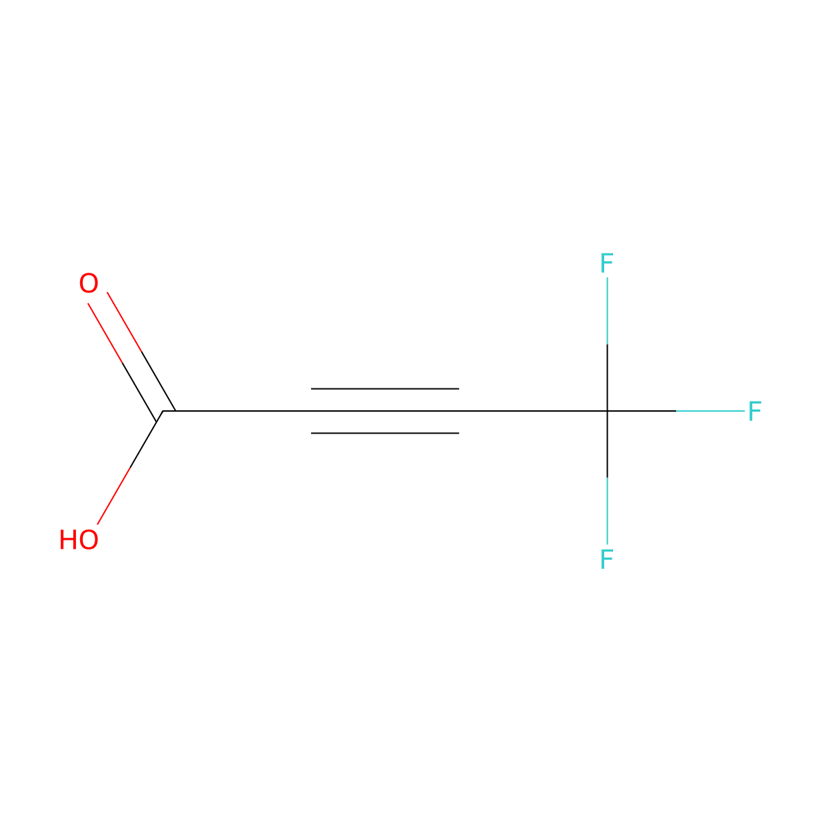 4,4,4-Trifluorobut-2-ynoic acid molecular structure, CAS 120801-99-2