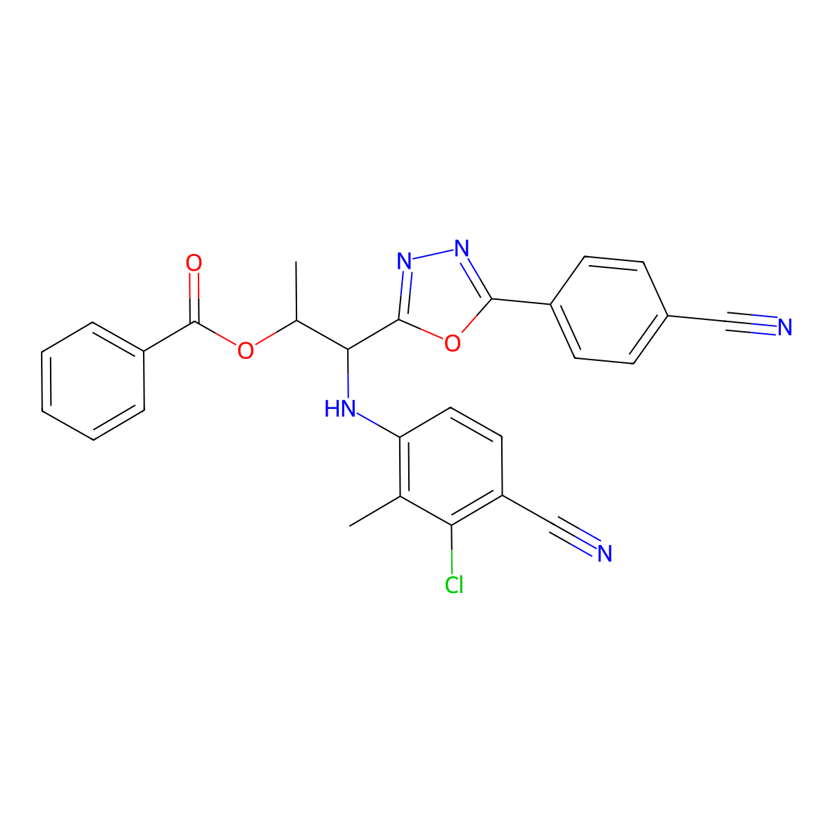 TLB 150 Benzoate molecular structure, CAS 1208070-53-4