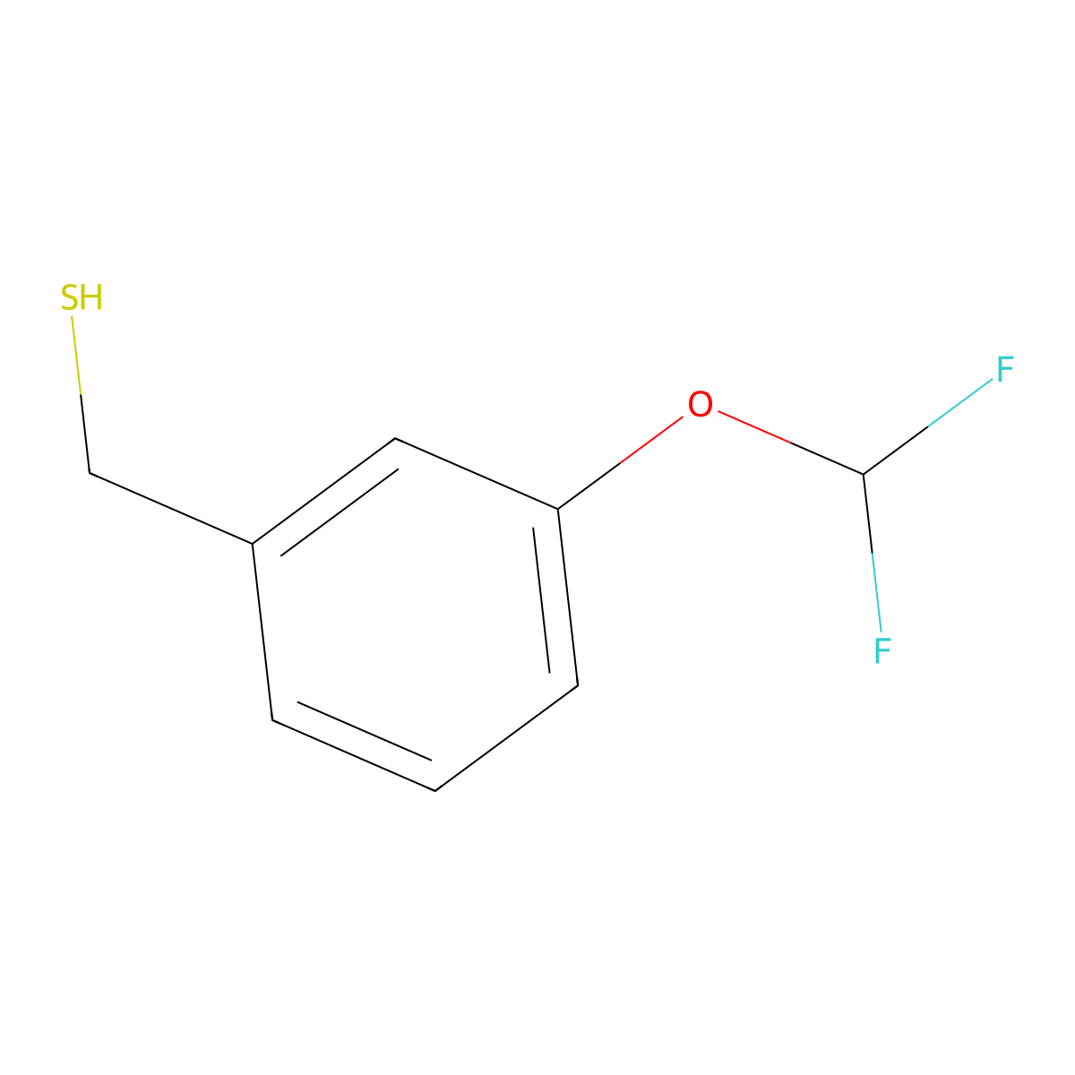 [3-(Difluoromethoxy)phenyl]methanethiol molecular structure, CAS 1208074-80-9