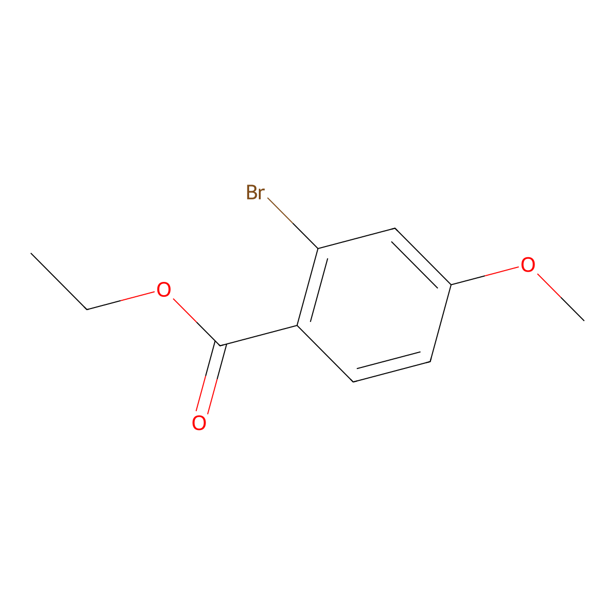 Ethyl 2-Bromo-4-methoxybenzoate molecular structure, CAS 1208075-63-1