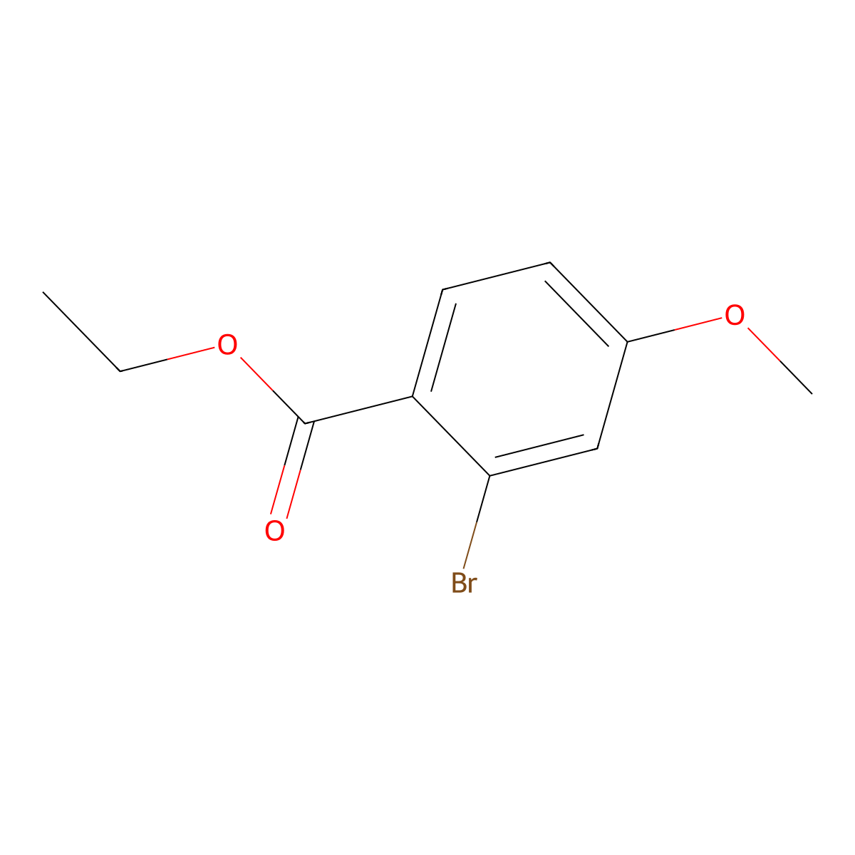 Ethyl 2-Bromo-4-methoxybenzoate molecular structure, CAS 1208075-63-1