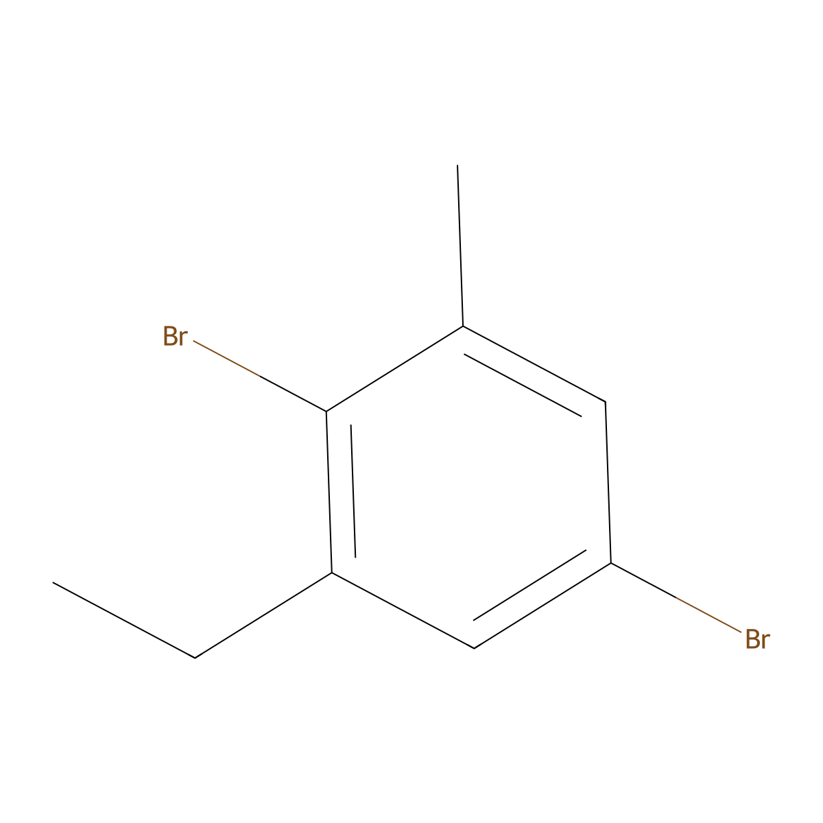 2,5-Dibromo-3-ethyltoluene molecular structure, CAS 1208075-68-6